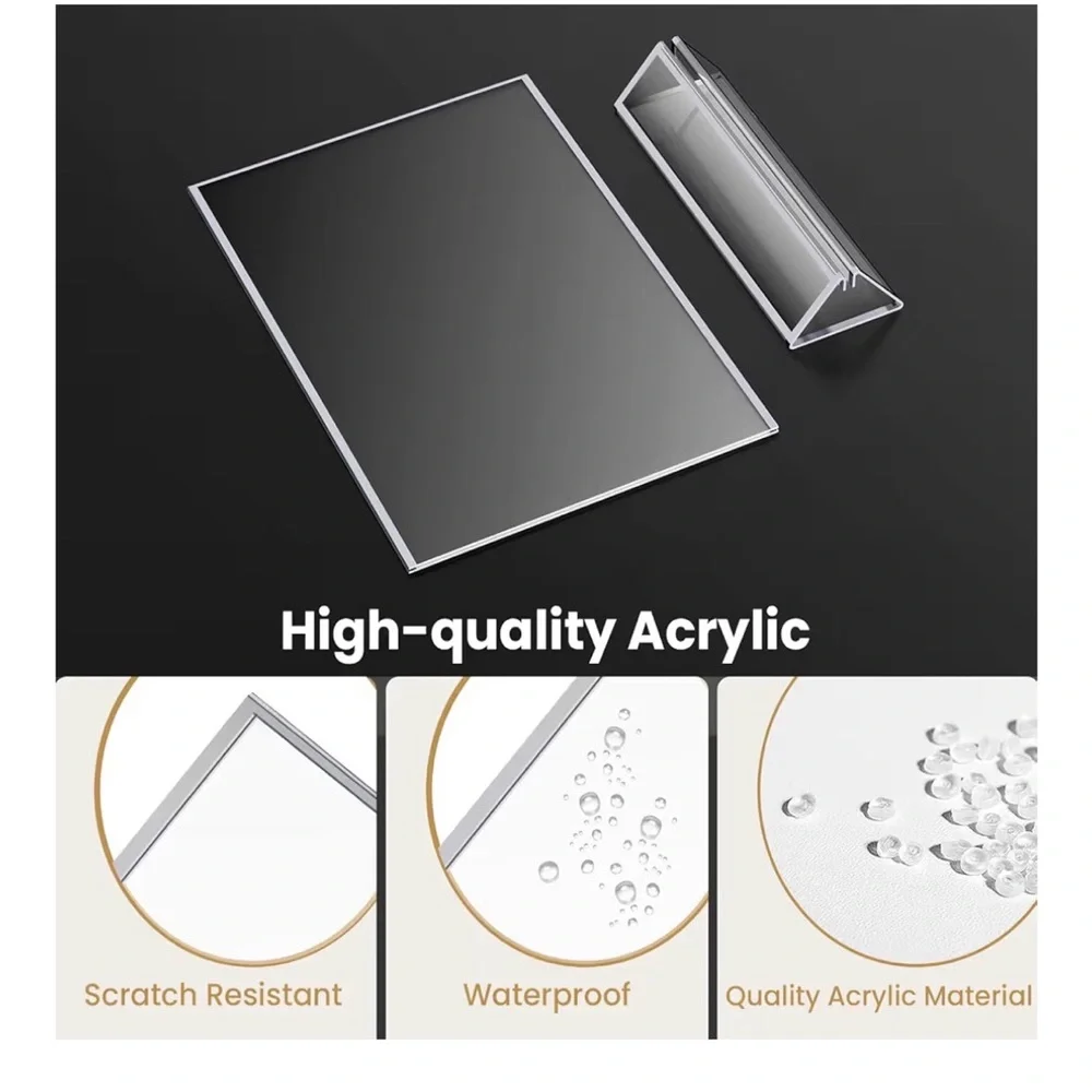 Acrylic Clear Frame 6-Pack